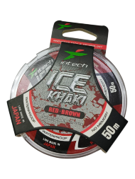 Леска Intech Ice Khaki кр.-коричн. 0.08 50м