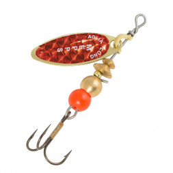 Блесна вращающаяся MEPPS Aglia Long Redbo №2 G