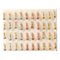 Мормышка паяная Condor РВС КОЗА ТИП 2-117, крючок Mustad 40 шт