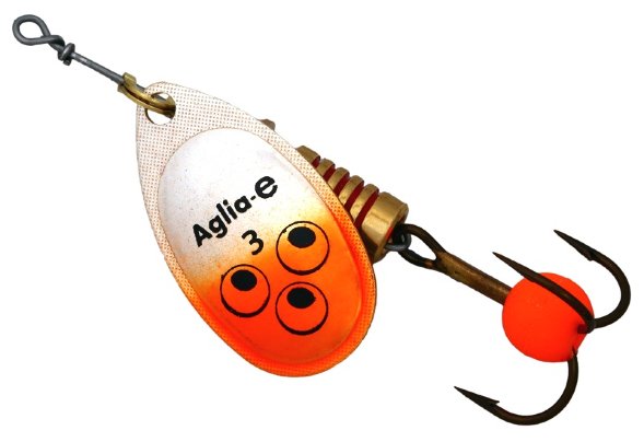 Блесна вращающаяся MEPPS Aglia-E №3 S/Orange