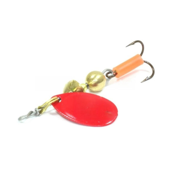 Блесна вращающаяся MEPPS Aglia Fluo №3 Red 6.5г 62025