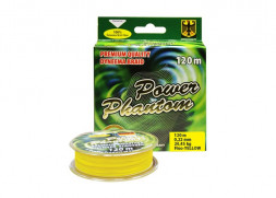 Леска плетеная POWER PHANTOM 4X желт. 0.33 120м