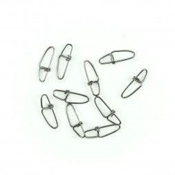 Карабин Namazu INSURANCE SNAP, цв. BN, р. 000, test-4 кг уп. 10 шт