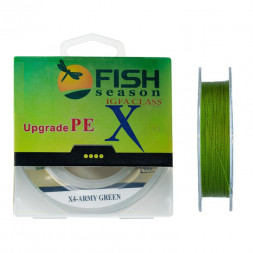 Леска плет. FISH SEASON X4 0.14 150м зел.